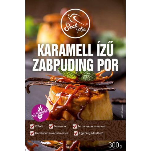 Szafi Free karamell ízű zabpuding por 300g 
