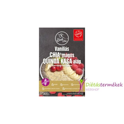 Szafi Free reggeliző vanílás chia magos quinoa kása alap, 300 g
