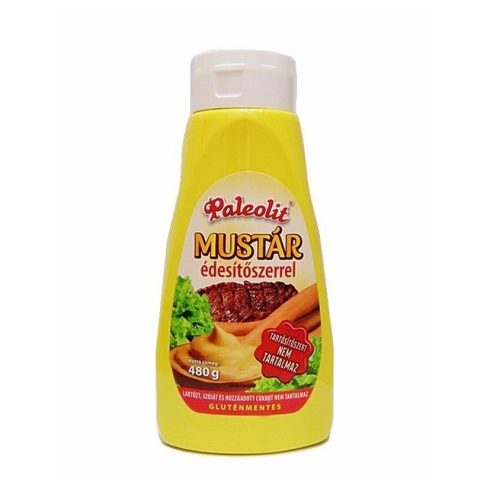 Paleolit Mustár (hozzáadott cukormentes, tejmentes, tojásmentes, gluténmentes) 480 g
