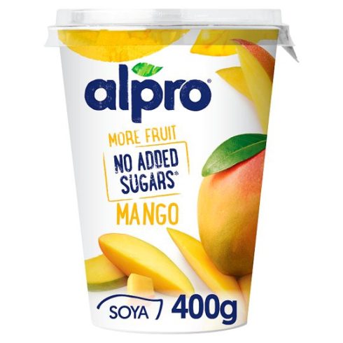Alpro mangós szója készítmény hozzáadott cukor nélkül 400g