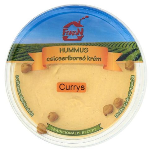 Fanan Hummusz curryvel 250g